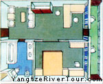 Cabin plan, President ship