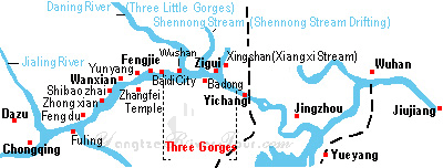 Yangtze River map