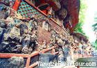 Various rock carvings, Chongqing Dazu Rock Carvings